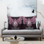 Personalized Manly Warringah Sea Eagles Pillow Cover Polynesian Tribal Pattern Style
