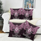 Personalized Manly Warringah Sea Eagles Pillow Cover Polynesian Tribal Pattern Style