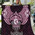 Personalized Manly Warringah Sea Eagles Quilt Polynesian Tribal Pattern Style