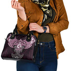 Personalized Manly Warringah Sea Eagles Shoulder Handbag Polynesian Tribal Pattern Style