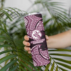 Personalized Manly Warringah Sea Eagles Skinny Tumbler Polynesian Tribal Pattern Style