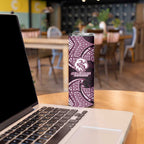 Personalized Manly Warringah Sea Eagles Skinny Tumbler Polynesian Tribal Pattern Style