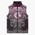 Personalized Manly Warringah Sea Eagles Sleeveless Puffer Jacket Polynesian Tribal Pattern Style
