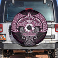 Personalized Manly Warringah Sea Eagles Spare Tire Cover Polynesian Tribal Pattern Style