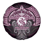 Personalized Manly Warringah Sea Eagles Spare Tire Cover Polynesian Tribal Pattern Style