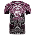 Personalized Manly Warringah Sea Eagles T Shirt Polynesian Tribal Pattern Style