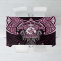 Personalized Manly Warringah Sea Eagles Tablecloth Polynesian Tribal Pattern Style