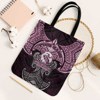 Personalized Manly Warringah Sea Eagles Tote Bag Polynesian Tribal Pattern Style