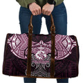 Personalized Manly Warringah Sea Eagles Travel Bag Polynesian Tribal Pattern Style
