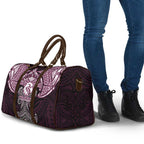 Personalized Manly Warringah Sea Eagles Travel Bag Polynesian Tribal Pattern Style