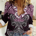 Personalized Manly Warringah Sea Eagles Women Casual Shirt Polynesian Tribal Pattern Style