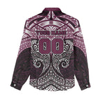 Personalized Manly Warringah Sea Eagles Women Casual Shirt Polynesian Tribal Pattern Style