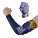 Personalized Melbourne Storm Arm Sleeves Polynesian Tribal Pattern Style