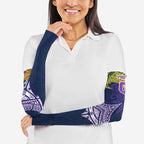 Personalized Melbourne Storm Arm Sleeves Polynesian Tribal Pattern Style