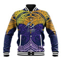 Personalized Melbourne Storm Baseball Jacket Polynesian Tribal Pattern Style