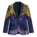 Personalized Melbourne Storm Blazer Polynesian Tribal Pattern Style