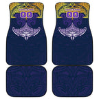 Personalized Melbourne Storm Car Mats Polynesian Tribal Pattern Style