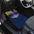 Personalized Melbourne Storm Car Mats Polynesian Tribal Pattern Style
