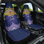 Personalized Melbourne Storm Car Seat Cover Polynesian Tribal Pattern Style