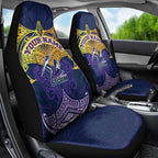 Personalized Melbourne Storm Car Seat Cover Polynesian Tribal Pattern Style