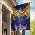 Personalized Melbourne Storm Garden Flag Polynesian Tribal Pattern Style