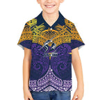 Personalized Melbourne Storm Hawaiian Shirt Polynesian Tribal Pattern Style