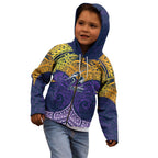 Personalized Melbourne Storm Kid Hoodie Polynesian Tribal Pattern Style