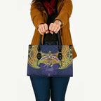 Personalized Melbourne Storm Leather Bag Polynesian Tribal Pattern Style