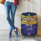 Personalized Melbourne Storm Luggage Cover Polynesian Tribal Pattern Style