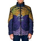 Personalized Melbourne Storm Padded Jacket Polynesian Tribal Pattern Style