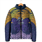 Personalized Melbourne Storm Padded Jacket Polynesian Tribal Pattern Style