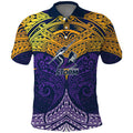 Personalized Melbourne Storm Polo Shirt Polynesian Tribal Pattern Style