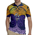 Personalized Melbourne Storm Rugby Jersey Polynesian Tribal Pattern Style