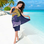Personalized Melbourne Storm Sarong Polynesian Tribal Pattern Style