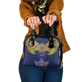 Personalized Melbourne Storm Shoulder Handbag Polynesian Tribal Pattern Style