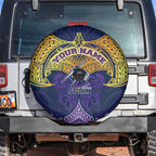 Personalized Melbourne Storm Spare Tire Cover Polynesian Tribal Pattern Style