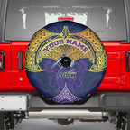 Personalized Melbourne Storm Spare Tire Cover Polynesian Tribal Pattern Style