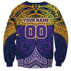 Personalized Melbourne Storm Sweatshirt Polynesian Tribal Pattern Style