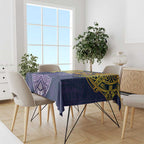 Personalized Melbourne Storm Tablecloth Polynesian Tribal Pattern Style