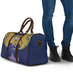 Personalized Melbourne Storm Travel Bag Polynesian Tribal Pattern Style