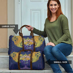 Personalized Melbourne Storm Travel Bag Polynesian Tribal Pattern Style