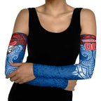 Personalized Newcastle Knights Arm Sleeves Polynesian Tribal Pattern Style
