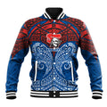 Personalized Newcastle Knights Baseball Jacket Polynesian Tribal Pattern Style