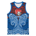 Personalized Newcastle Knights Basketball Jersey Polynesian Tribal Pattern Style
