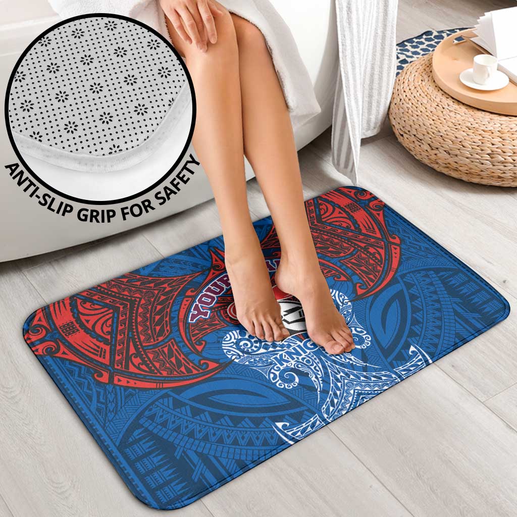 Personalized Newcastle Knights Bathroom Set Polynesian Tribal Pattern Style