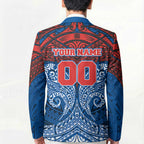 Personalized Newcastle Knights Blazer Polynesian Tribal Pattern Style