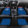 Personalized Newcastle Knights Car Mats Polynesian Tribal Pattern Style