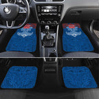 Personalized Newcastle Knights Car Mats Polynesian Tribal Pattern Style