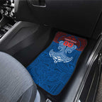 Personalized Newcastle Knights Car Mats Polynesian Tribal Pattern Style