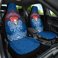 Personalized Newcastle Knights Car Seat Cover Polynesian Tribal Pattern Style